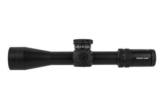 Primary Arms GLx 2.5-10x44FFP Rifle Scope with Illuminated ACSS-Griffin-Mil measures 12.5 inches long